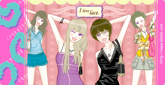 I love lace 이전빠숑 코디
