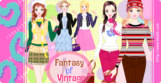 fantasy of vintage 이전빠숑 코디