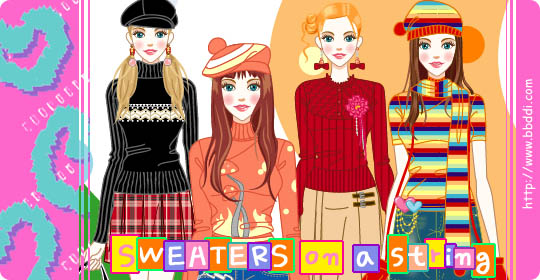 Sweaters on a string 이전빠숑 코디