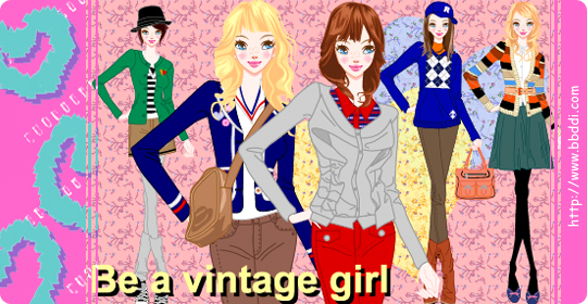 Be a vintage girl 이전빠숑 코디