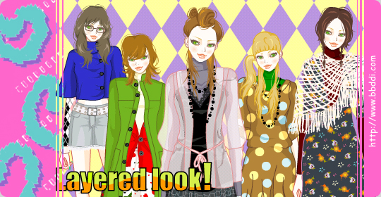 Layered look! 이전빠숑 코디