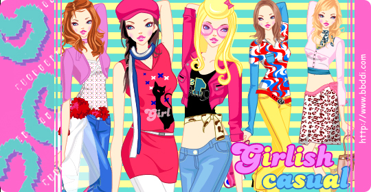 Girlish casual 이전빠숑 코디
