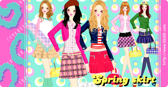 Spring skirt 이전빠숑 코디
