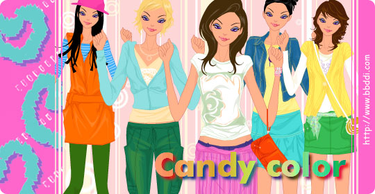 Candy color~ 이전빠숑 코디