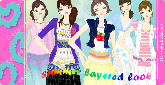 summer layered look 이전빠숑 코디