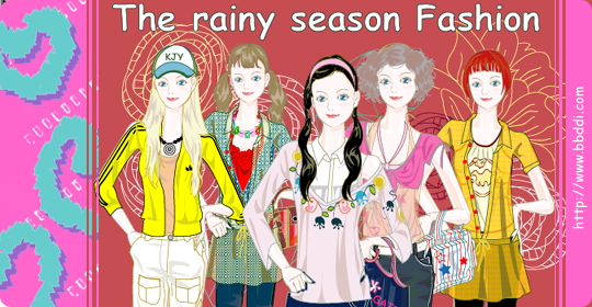The rainy season fashion 이전빠숑 코디