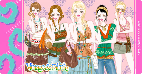 Vintage&Ethnic 이전빠숑 코디