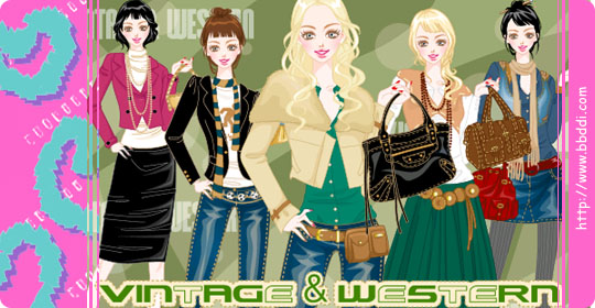 Vintage & Western 이전빠숑 코디