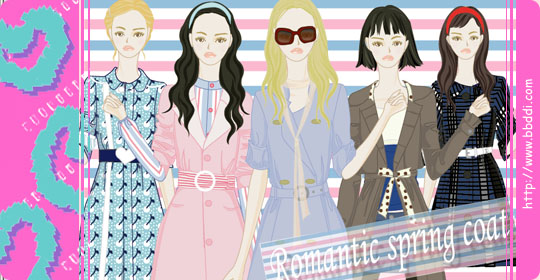 Romantic spring coat 이전빠숑 코디