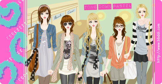 Tone Down  Pastel 옷입히기 게임