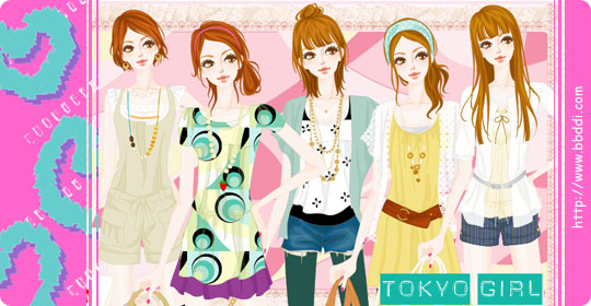 TOKYO GIRL 옷입히기 게임