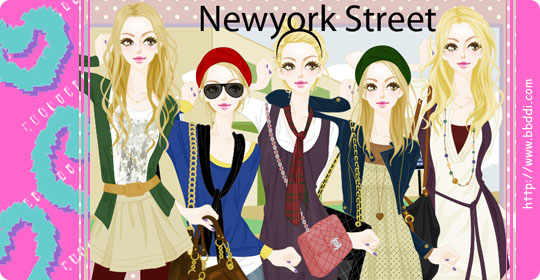 NewYork Street 옷입히기 게임