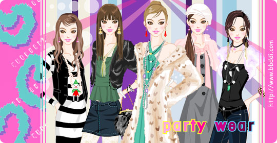 Party Wear 옷입히기 게임