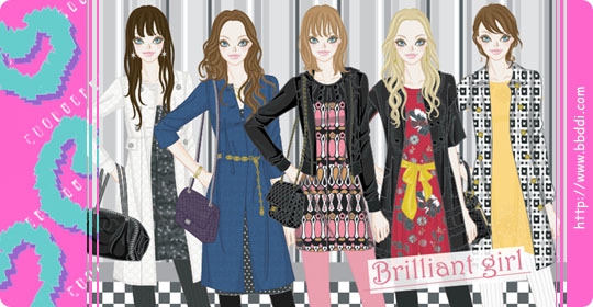 Brilliant Girl 옷입히기 게임