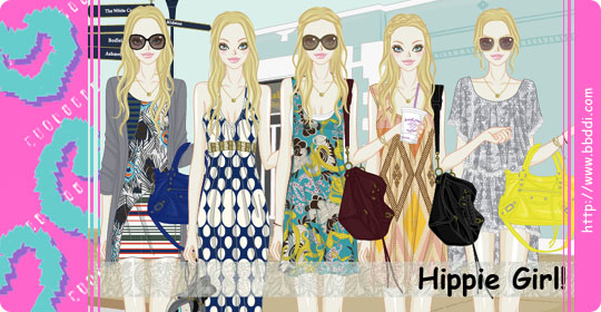 Hippie Girl! 옷입히기 게임