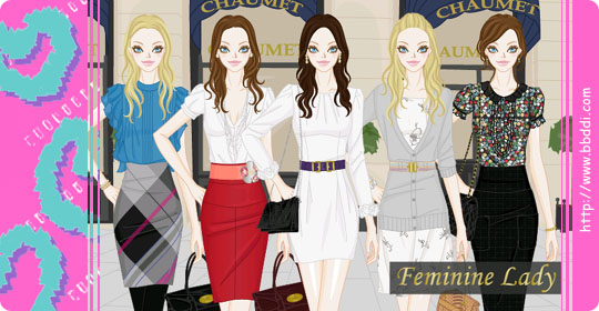 Feminine Lady 옷입히기 게임
