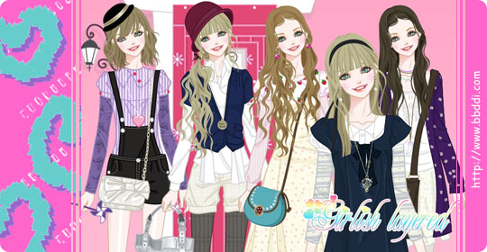 Girlish Layered 옷입히기 게임