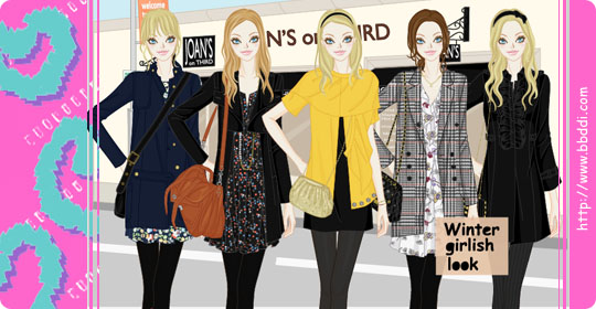 Winter Girlish Look 옷입히기 게임