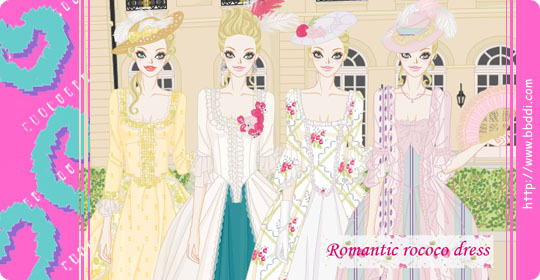 Romantic Rococo Dress 옷입히기 게임