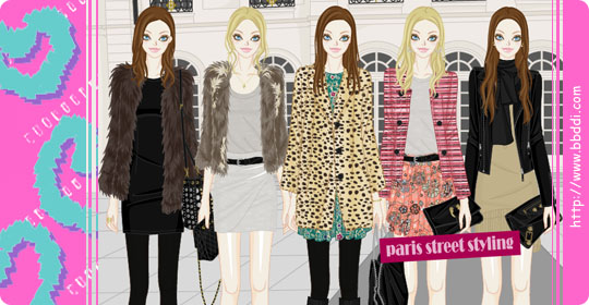 Paris Street Styling 옷입히기 게임