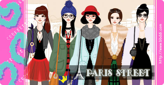Paris Street 옷입히기 게임