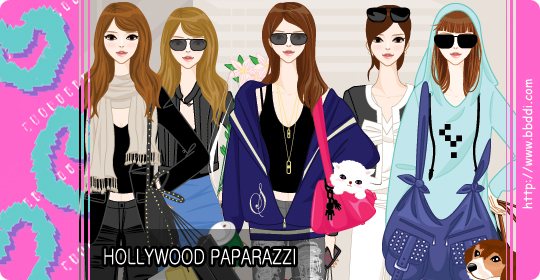 Hollywood Paparazzi 옷입히기 게임