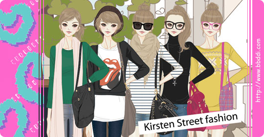 Kirsten Street Fashion 옷입히기 게임
