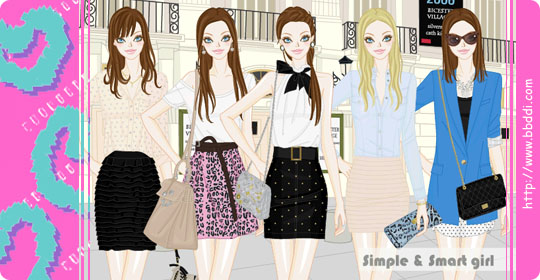 Simple & Smart Girl 옷입히기 게임