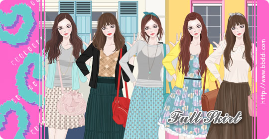 Full Skirt 옷입히기 게임