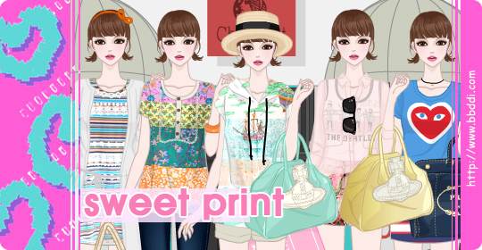 Sweet Print 옷입히기 게임