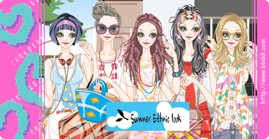 Summer Ethnic Look 옷입히기 게임