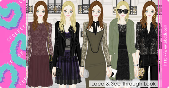 Lace & See-through Look 옷입히기 게임