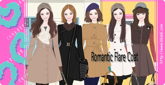 Romantic Flare Coat 옷입히기 게임