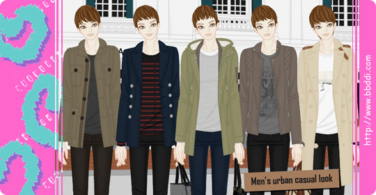 Men's Urban Casual Look 옷입히기 게임