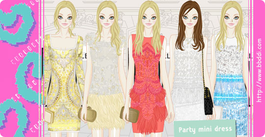 Party Mini Dress 옷입히기 게임