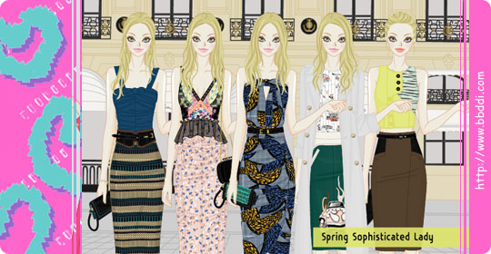 Spring Sophisticated Lady 옷입히기 게임