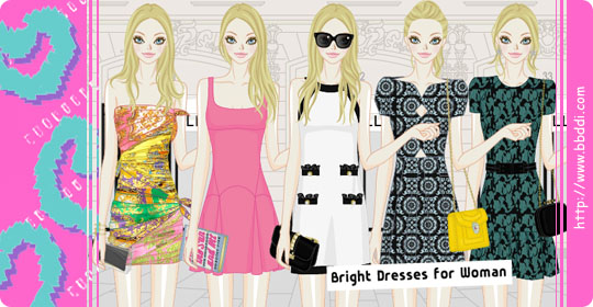 Bright Dresses for Woman 옷입히기 게임