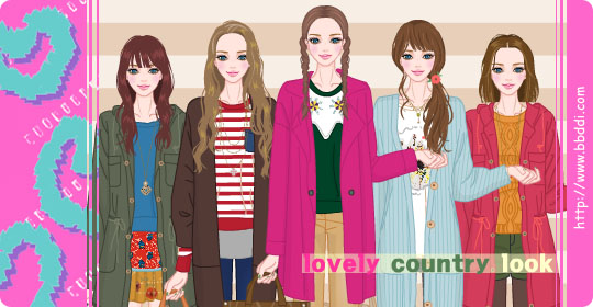 Lovely Country Look 옷입히기 게임