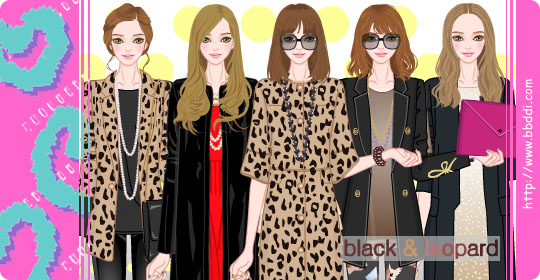 Black & Leopard 옷입히기 게임