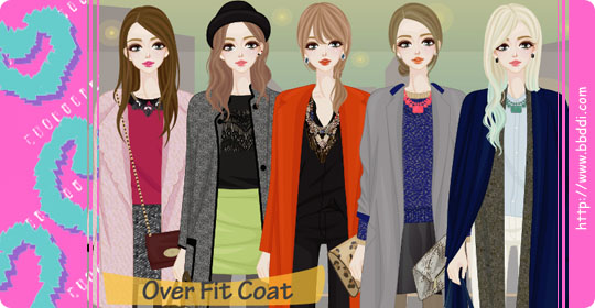 Over Fit Coat 옷입히기 게임