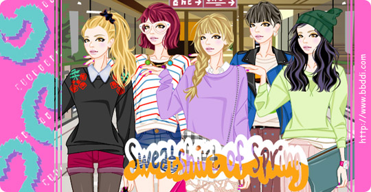 Sweatshirt of Spring! 옷입히기 게임