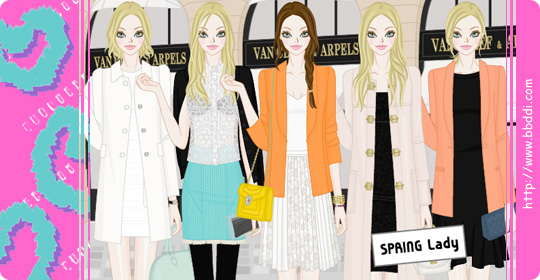 Spring Lady 옷입히기 게임
