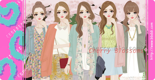 Cherry Blossoms 옷입히기 게임