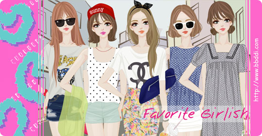 Favorite Girlish 옷입히기 게임