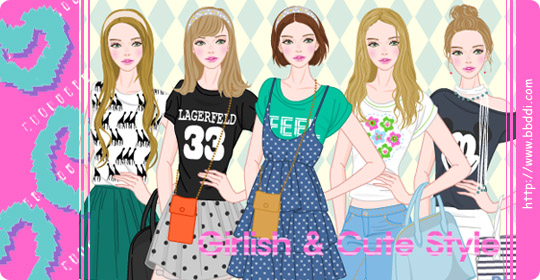 Girlish & Cute Style 옷입히기 게임