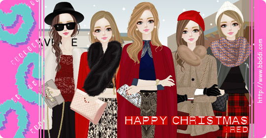 Happy Christmas:RED 옷입히기 게임