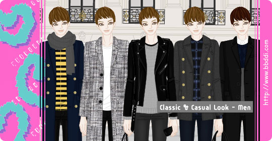 Classic & Casual Look - Men 옷입히기 게임