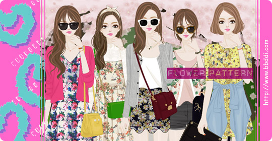 Flower Pattern 옷입히기 게임