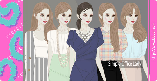 Simple Office Lady 옷입히기 게임