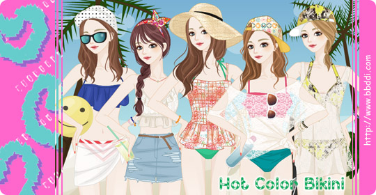 Hot Color Bikini 옷입히기 게임
